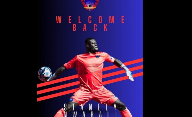 UPDATED: Super Eagles goalkeeper Stanley Nwabali returns to Chippa United