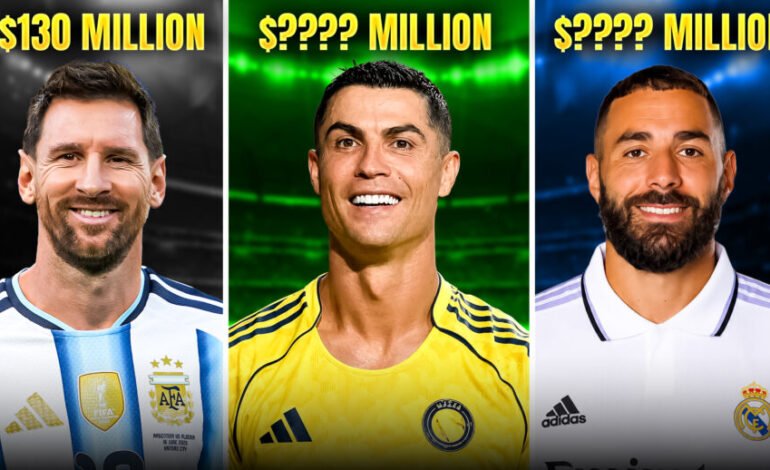 Highest Paid Footballers In The World 2026 Ronaldo, Messi, Mbappé & Haaland Salaries